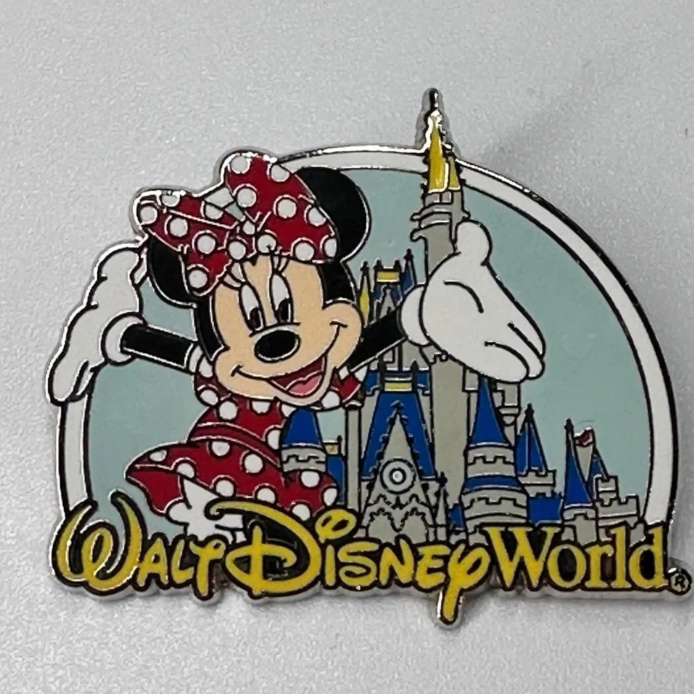 MINNIE MOUSE Walt Disney World Pin Trading WHERE DREAMS COME TRUE COLLECTION NEW